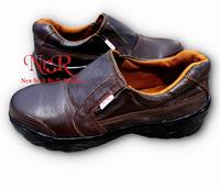 Gambar sepatu safety pendek slip on kulit asli - 4B COKLAT SLOP, 41 dari NRR 5P4T03_NEW undefined 3 Tokopedia