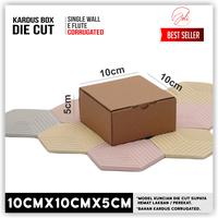 Gambar DIE CUT BOX 10x10x5 / KARDUS CORRUGATED / BOX PACKING / GIFT BOX dari Joli Berkat Abadi undefined 1 Tokopedia
