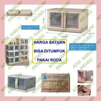 Gambar lemari plastik olymplast folding storage ofs coklat abu beroda bandung dari Kota Harum Meubel undefined 1 Tokopedia