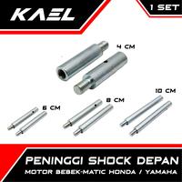 Gambar Peninggi Shock Depan Honda-Yamaha 4-6-8-10 cm Sulingan-Suling Matic - Honda-4 cm dari KAEL Official Store undefined 1 Tokopedia