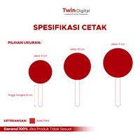 Gambar Hiasan Tusukan Kue Ulang Tahun - Dekorasi Cake Topper Birthday CTP.2 - Bening, Kecil 1 Sisi dari twindigital.id undefined 3 Tokopedia