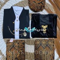 Gambar Sepasang Baju Prewed / Baju Couple Adat Jawa - Solo, Motif Pisang Bali - L/L3, L dari Nensitadewi Wedding undefined 2 Tokopedia