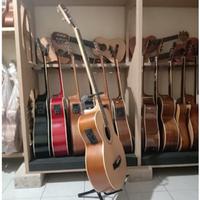 Gambar Bass bas akustik elektrik listrik Ibanez neck Maple high Quality - CUTWAY NATURAL, TAS,PICK dari JKT MUSICKINDO undefined 2 Tokopedia