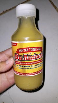 Gambar minyak tokek asli / minyak daging tokek ibu aminah obat gatal 140ml - 15 ml dari ANEKA PENYEDAP RASA undefined 3 Tokopedia