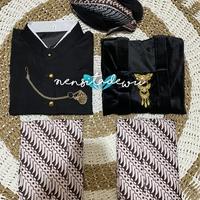 Gambar [1 Set] Baju Prewedding / Baju Couple Adat Jawa - Jogja, Motif Lereng - L/L3, XL / Jumbo dari Nensitadewi Wedding undefined 2 Tokopedia