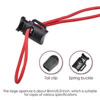 Gambar Tali Elastis Multifungsi Untuk Pengait Ransel Outdoor Trekking Pole - Hitam dari Sky Off undefined 5 Tokopedia