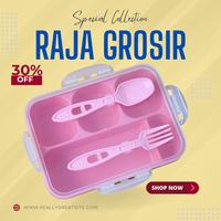 Gambar Tempat Nasi Kotak Segi Lunch Box Pink tnks 119 pi dari Formiana undefined 1 Tokopedia