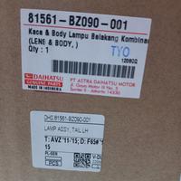 Gambar Stop Lamp/Lampu Belakang Avanza|Xenia|Velos All New 2012-2015 KANAN ORI Daihatsu Genuine Parts DHS.81551-BZ090-001|DHS.81561-BZ090-001 - KANAN dari Sasra Jaya OS undefined 4 Tokopedia
