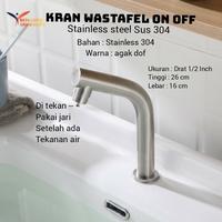 Gambar KERAN AIR KERAN WASTAFEL STAINLESS 304 ON OFF KRAN AIR KRAN WASTAFEL dari Best Living Store_NEW undefined 3 Tokopedia