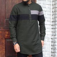 Gambar baju koko qurta pria lengan panjang original saviq linen premium - Abu-abu, M dari Nblashopbdg undefined 1 Tokopedia
