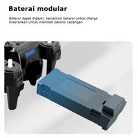 Gambar RuiLin Drone E100 K6 Dual Kamera 4K HD FPV WIFI Dilipat Anti Tabrakan - E100 Orange dari RuiLin Store undefined 5 Tokopedia