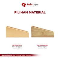 Gambar Plakat Bambu Akrilik Piagam Penghargaan Tropi Wisuda-Plakat Kayu WP.02 - Grafir, Kayu dari twindigital.id undefined 5 Tokopedia