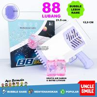 Gambar Mainan Anak Bubble Gun Elektrik Bazooka Gelembung Sabun dari unclesmile undefined 5 Tokopedia