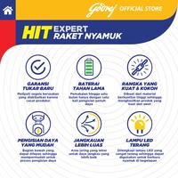 Gambar HIT EXPERT RAKET NYAMUK - BASMI NYAMUK DEMAM BERDARAH dari Cemilan Davi undefined 3 Tokopedia