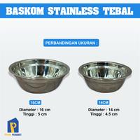 Gambar Calypso Baskom Stainless Tebal 14 cm |Mangkok Baskom 14 cm dari Prima Perabot undefined 5 Tokopedia