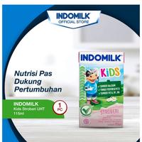 Gambar INDOMILK Kids Susu UHT Strawberry 115 ml dari Ebony Olshop undefined 2 Tokopedia
