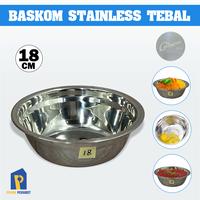 Gambar Calypso Baskom Stainless Tebal 18cm |Mangkok Baskom 18cm Anti Karat dari Prima Perabot undefined 1 Tokopedia