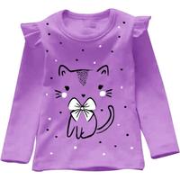 Gambar Kaos Anak Perempuan Lengan Panjang Variasi Kerutan/Atasan Cattie Kids - Putih, XL (12-14 tahun dari Aurora _collection99 undefined 4 Tokopedia