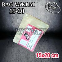 Gambar BAG VAKUM 15X20 CM PLASTIK KEMASAN VACUUM-VAKUMPACK FROZEN FOOD KPACK dari You Pack undefined 1 Tokopedia