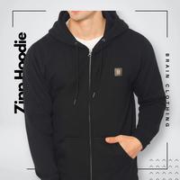 Gambar Brain Clothing Zipper Hoodie Pria ZIPP B LOGO Hitam size S-XXL - S dari Brain Clothing undefined 5 Tokopedia