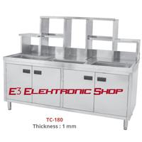 Gambar Getra Bubble Tea Cabinet TC-180 Meja Stainless TC180 Cabinet dari E3 Shop Elektronik undefined 1 Tokopedia