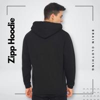 Gambar Brain Clothing Zipper Hoodie Pria ZIPP B LOGO Hitam size S-XXL - S dari Brain Clothing undefined 3 Tokopedia