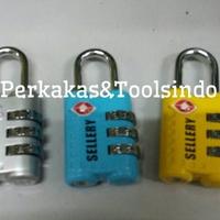 Gambar SELLERY Gembok Koper TSA ( 22-330 ) Internasional - Merah dari Perkakas dan Toolsindo undefined 2 Tokopedia