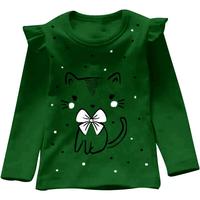 Gambar Kaos Anak Perempuan Lengan Panjang Variasi Kerutan/Atasan Cattie Kids - Putih, XL (12-14 tahun dari Aurora _collection99 undefined 5 Tokopedia