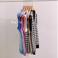 Gambar Jennie Vest knit / Houndstooth Vest Knit / Rompi Wanita korea / Rompi - Merah Muda dari FSYUME_SHOP undefined 5 Tokopedia