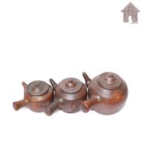 Gambar Gerabah - Kriuk Teko Gagang Untuk Rebus Jamu Herbal - Size L - 1 liter dari Toko Pernik Rumah undefined 5 Tokopedia
