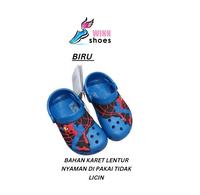 Gambar Sandal crocs anak karakter spiderman - Biru, j3/34-35 dari Winnshoes.id undefined 3 Tokopedia