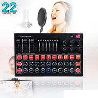 Gambar Sound Card Soundcard M9 Recording 2 Mic Dual Channel Mixer Podcast dari OriginSupplies undefined 2 Tokopedia