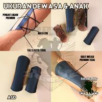 Gambar (AGD) arm guard dewasa pelindung panahan kulit imitasi premium tebal - Anak dari Raina Archery undefined 2 Tokopedia