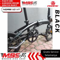 Gambar Pacific NORIS 1.0 VT Sepeda Lipat Folding Bike 16 inch PASIFIC - BATMAN GREY dari MODERN BIKE SHOP undefined 2 Tokopedia