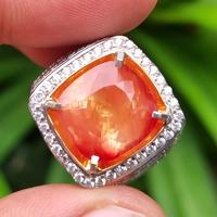 Gambar Batu Yellowish Orange Andesine Top Luster Sertifikat 8.67 crt dari AZHAR GEMSTORE undefined 3 Tokopedia