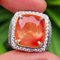 Gambar Batu Yellowish Orange Andesine Top Luster Sertifikat 8.67 crt dari AZHAR GEMSTORE undefined 2 Tokopedia
