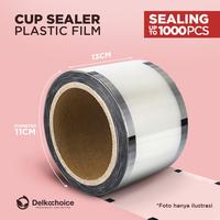 Gambar PLASTIK FILM LID CUP SEALER POLOS SEALER TUTUP GELAS MINUMAN 13X12 - POLOS, 900-1000 CUP dari Sipacking Store undefined 1 Tokopedia