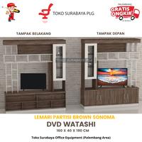 Gambar Buffet Penyekat Ruangan DVD WATASHI Lemari Penyekat Rak TV Marble dari TOKO SURABAYA PLG undefined 2 Tokopedia