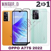 Gambar OPPO A77S 2022 TEMPERED GLASS FULL SKIN CARBON FLEXIBLE CAMERA 3IN1 dari MINISHOP OFFICIAL undefined 4 Tokopedia