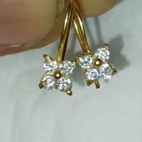 Gambar Anting Emas moissanite cantik dan mungil for lady (code SN8033) dari HADI GEMS undefined 2 Tokopedia