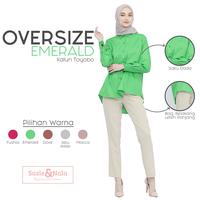 Gambar Kemeja Oversize Wanita Sasie & Nala Katun Toyobo Kualitas Premium dari Ofissio Store undefined 4 Tokopedia