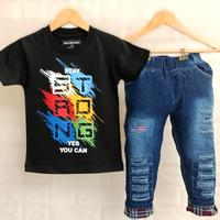 Gambar SETELAN ANAK LAKI BAJU ANAK COWOK CELANA JEANS ANAK BLSTK 1-9 THN HGN - NV GUITAR BLSTK, 1-2 TAHUN dari happygaleri undefined 3 Tokopedia