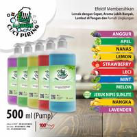 Gambar Sabun Cuci Piring Pump 500ml - Aneka Aroma Segarr - Nangka dari FUMETSU BERKAT ID undefined 1 Tokopedia