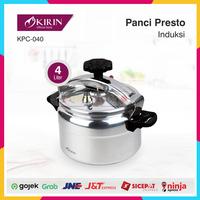 Gambar Kirin KPC-040 Pressure Cooker 4 Liter Panci Presto Induksi KPC040 dari Home Electro undefined 1 Tokopedia