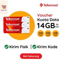 Gambar TELKOMSEL 20GB VOUCHER FISIK DATA INTERNET JABODETABEK/JABAR/BANTEN - 4GB - 30HARI dari RADELINDO GROSIR undefined 2 Tokopedia