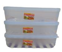 Gambar Toples Penyimpanan Serbaguna 1,8L Plastik TEPAK Dengan Tutup Sealware - KMP 1800 ML, Packing STANDAR dari NQB STORE undefined 4 Tokopedia