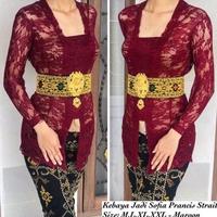Gambar Kebaya bali | kebaya jadi sofia | kebaya bali modern - Kuning sandat, XXL dari anisstore33 undefined 4 Tokopedia