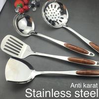 Gambar Ollahom Kitchen Utensil Spatula Sutil Stainless Motif Kayu - Centong Sup dari Ollahom Official Store undefined 2 Tokopedia