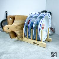 Gambar Rak Piring Kayu Pinus, Rak Piring Sederhana, Rak Cuci Piring dari Dadalala undefined 5 Tokopedia