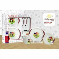 Gambar Peralatan Makan Bayi Feeding Set Baby Scots - 006, putih dari Ayani Babyshop undefined 2 Tokopedia